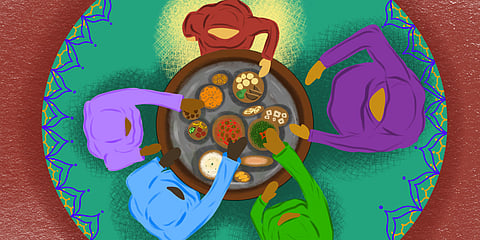 Illustration by Saima Debbarma.
