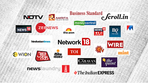 A snapshot of the media landscape in India. Photo collage: Himal Southasian.
