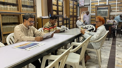The Awami Idara continues to be a welcoming, convivial space for local readers. Photo courtesy: Gautam Sharma