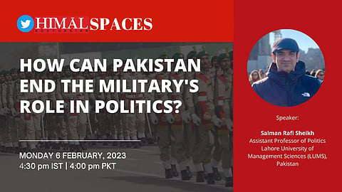 How can Pakistan end the military’s role in politics?