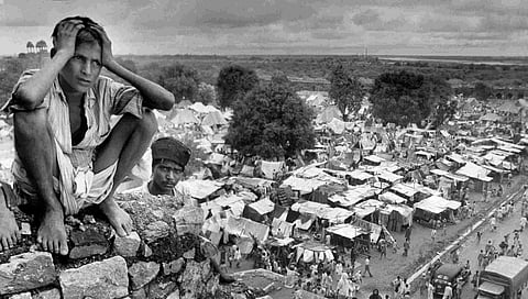A refugee camp in Delhi in 1947. In recent scholarship on Southasia in the 20th century, there is a clear shift in perspectives on the political geographies forged by Partition. Photo: IMAGO / United Archives International