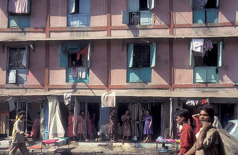 Kamathipura, a neighborhood in Mumbai known for prostitution, circa 1998. (This featured image was added online in 2024, and did not appear in the original print publication.)