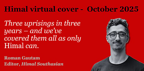 Southasia’s three uprisings in three years – Himal Virtual Cover, October 2025