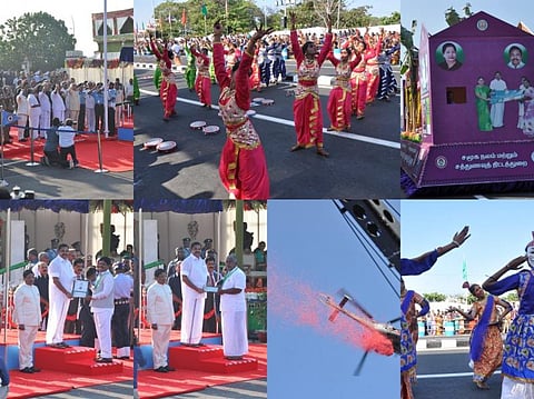 71-வது குடியரசு தின விழா - இடம்: சென்னை காமராஜர் சாலை! படங்கள்: எல்.சீனிவாசன்