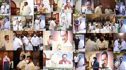 சென்னையில் நடைபெற்ற எஸ்பிபி நினைவஞ்சலிக் கூட்டம்: ஒன்றுகூடிய பிரபலங்கள் - சிறப்பு புகைப்படத் தொகுப்பு