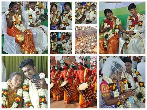 அதிமுகவின் 123 ஜோடி திருமணம் - படங்கள்: கா.சு.வேலாயுதன்