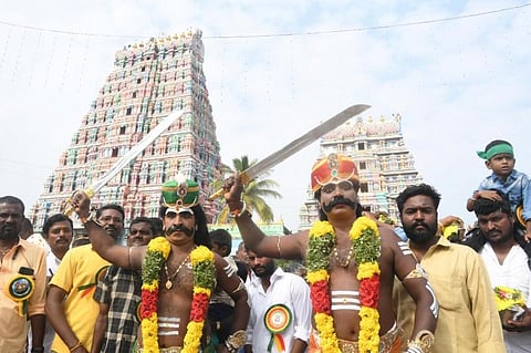 சிவகங்கையில் மருது சகோதரர்கள் குருபூஜை - புகைப்படத் தொகுப்பு