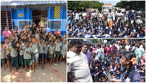புதுவையை அதிரவைத்த பள்ளி மாணவிகள் போராட்டம் முதல் மதுரை வணிக வளாகம் வரை | நம்ம ஊரு போட்டோ ஸ்டோரி @ ஜூன் 15, 2023