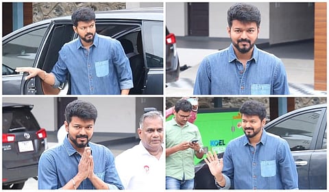 பனையூரில் நடிகர் விஜய் - போட்டோ ஸ்டோரி