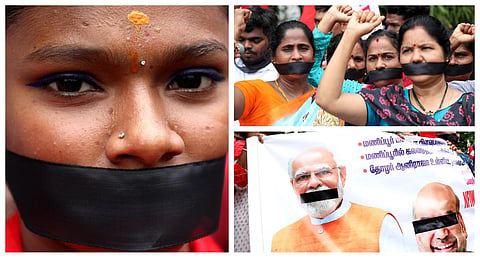மணிப்பூர் கொடூரத்துக்கு எதிராக வலுக்கும் போராட்டங்கள் - போட்டோ ஸ்டோரி
