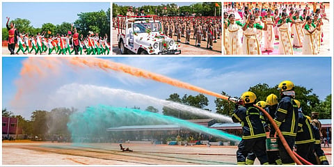 திருச்சியில் களைக்கட்டிய சுதந்திர தின கொண்டாட்டங்கள்: புகைப்படத் தொகுப்பு