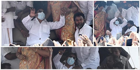 பிறந்தநாளில் தொண்டர்களை சந்தித்த விஜயகாந்த் - போட்டோ ஸ்டோரி