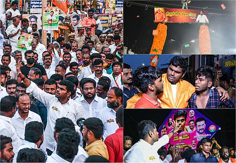 ஸ்ரீரங்கத்தில் அண்ணாமலை யாத்திரை - புகைப்பட தொகுப்பு