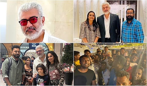 Actor Ajith Kumar in Dubai