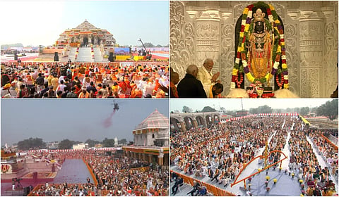 Ram Mandir Pran Pratishtha Ceremony Photo Stpry