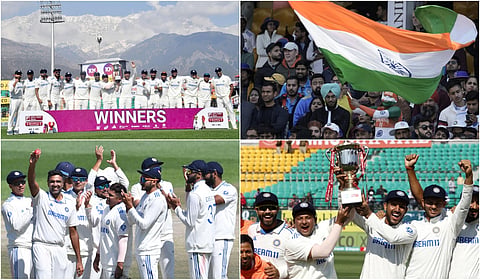 Team India Test Historic Winning Moments - Photo Story