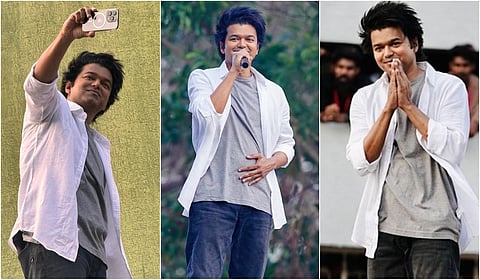 thalapathy Vijay at GOAT shooting spot Kerala fans