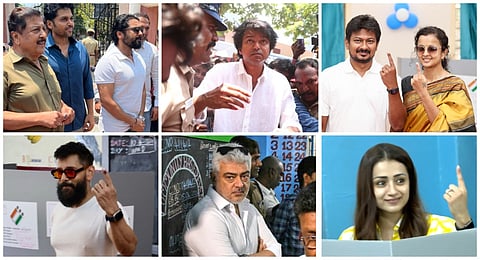 Cinema Celebs cast their votes