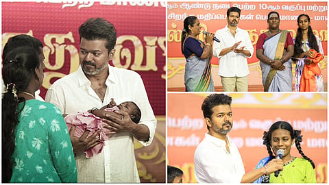 Vijay Felicitates Students in chennai