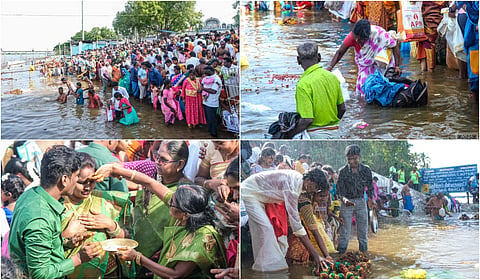 Aadi Perukku srirangam amma mandapam padithurai