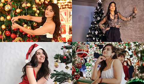 Actors Christmas Celebration Clicks