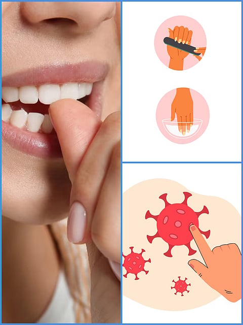 alert for nail biter