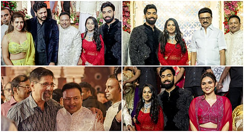 isari ganesh daughter wedding reception album