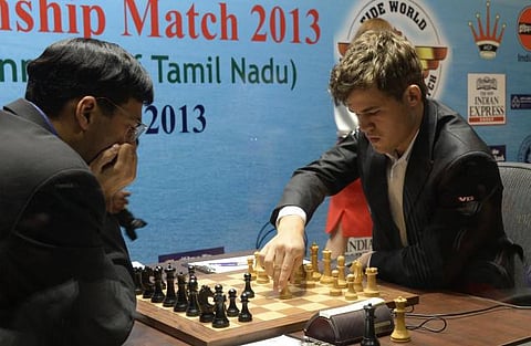 கார்ல்சனை அச்சுறுத்திய ஆனந்த்: மூன்றாவது சுற்றும் டிரா