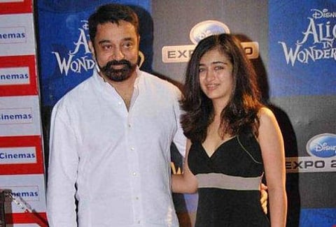 அக்‌ஷராஹாசனுக்கு கமல் வாழ்த்து