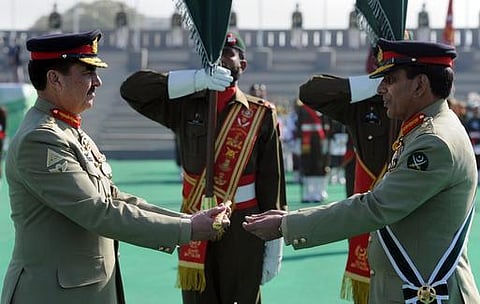 பாக். ராணுவ தலைமை தளபதியாக பொறுப்பேற்றார் ரஹீல் ஷெரீப்