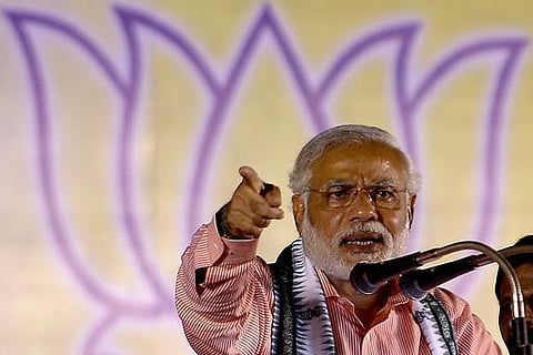 அதிமுக, திமுகவுக்கு மக்களைப் பற்றி அக்கறையில்லை: சென்னை பிரச்சாரக் கூட்டத்தில் மோடி குற்றச்சாட்டு