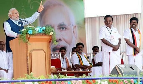 நதிகள் இணைப்புத் திட்டம் நிறைவேற்றப்படும்: ராமநாதபுரத்தில் மோடி உறுதி
