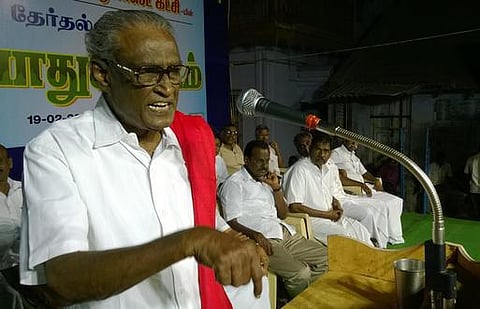 ஈழத் தமிழர் நலன் குறித்து பேசும் தகுதியை வைகோ இழந்து விட்டார்: தா.பாண்டியன் பேச்சு