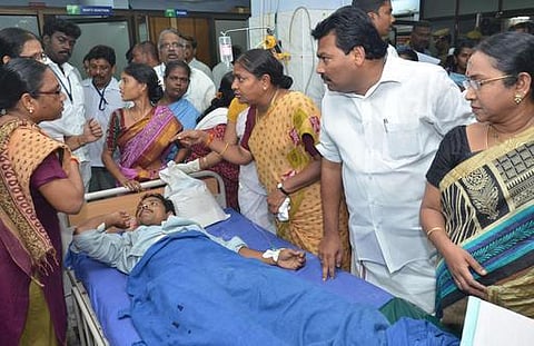 சென்னை சென்ட்ரலில் பயங்கரம்: 2 குண்டுகள் வெடித்து பெண் பலி﻿