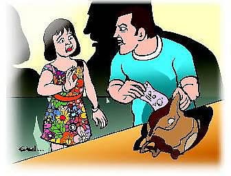 தண்ணீர் தொட்டியில் அமிழ்த்தி சிறுமி கொலை: 20 ரூபாயை திருடிய பக்கத்து வீட்டுக்காரர் வெறிச்செயல்﻿