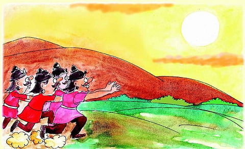 சித்திரக் கதை: சூரியனை சிறை பிடியுங்கள்﻿