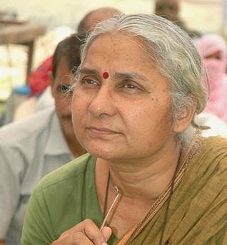 நர்மதா அணையின் நீர்மட்டத்தை உயர்த்த மேதா பட்கர் எதிர்ப்பு﻿