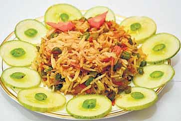 வகை வகையாக மதிய உணவு﻿: ஷாங்காய் ரைஸ்