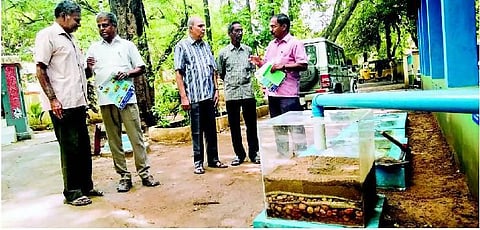 புகார் தெரிவிக்க வருவோரிடம் மழைநீர் சேகரிப்பு பிரச்சாரம்﻿: சென்னை குடிநீர் வாரிய அதிகாரிகள் புது முயற்சி﻿