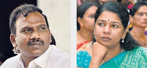 2ஜி அலைக்கற்றை ஊழல்: ராசா, கனிமொழிக்கு மீண்டும் சம்மன்﻿