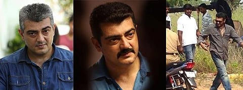தல55: மூன்று கெட்டப்களில் அஜித்