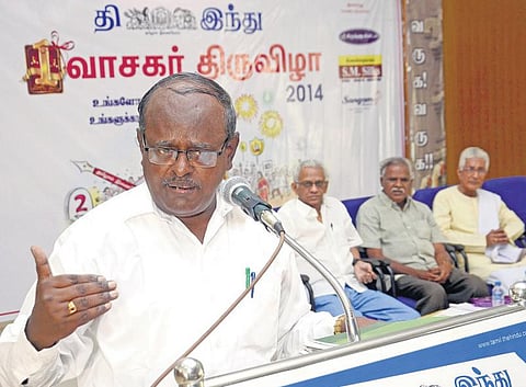 தமிழ்ச் சமுதாயத்துக்கு தொண்டாற்றுகிறது ‘தி இந்து’ தமிழ்: தமிழ்ப் பல்கலை. துணைவேந்தர் ம.திருமலை பேச்சு