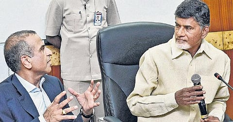 தொலைத்தொடர்பு நிறுவனங்களை கடிந்து கொண்ட சந்திரபாபு நாயுடு