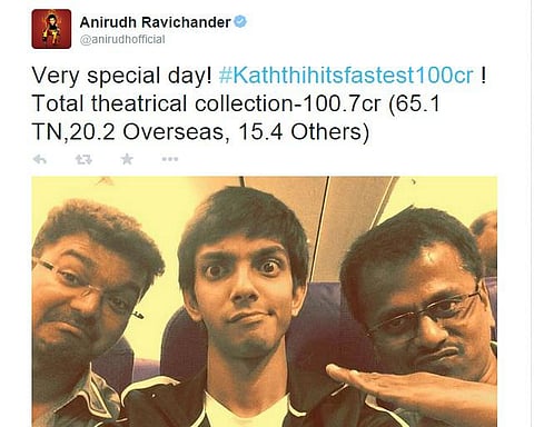 ரூ.100 கோடியைத் தாண்டியது கத்தி வசூல்