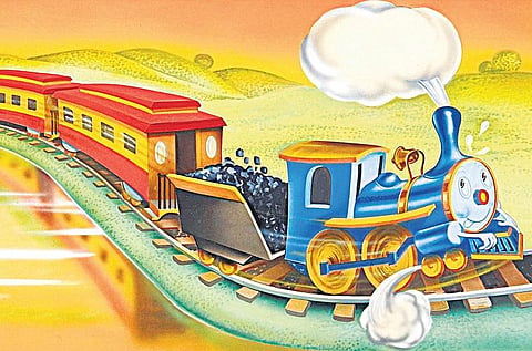 குழந்தைப் பாடல் - ரயில் வண்டி