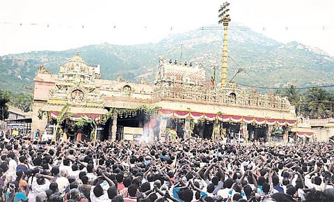 திருவண்ணாமலை கோயிலில் தீபத் திருவிழா கொடியேற்றம்﻿: டிசம்பர் 5-ல் மகா தீபம்﻿