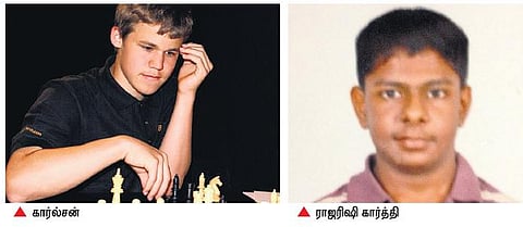 கார்ல்சனுடன் மோதும் தமிழக சிறுவன்