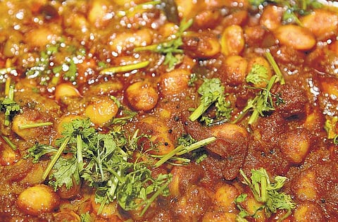 செட்டிநாட்டு சமையல்﻿: வெண்டை மொச்சை மண்டி﻿