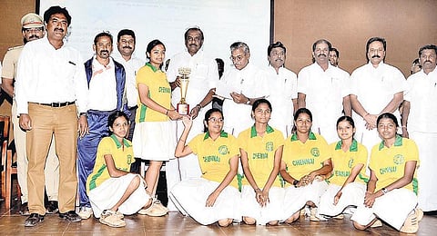 மாநில பூப்பந்து போட்டி﻿﻿ : முதலமைச்சர் கோப்பையை வென்ற சென்னை மகளிர் அணி﻿