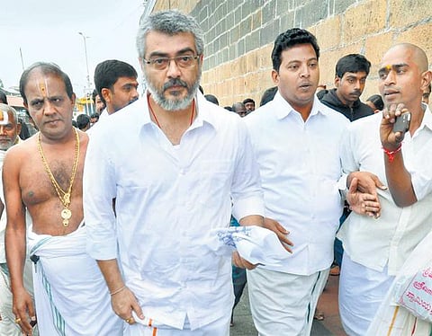 திருப்பதியில் அஜித் சுவாமி தரிசனம்﻿